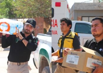 Combatiendo el calor en Sonora: entregan sueros y agua en Pesqueira