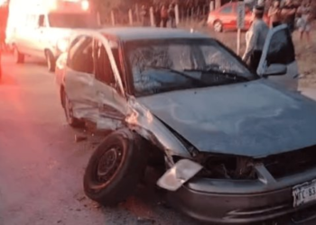 Accidente carretero en kilómetro 18 deja 12 lesionados