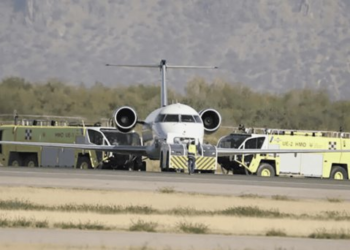 Alerta en Aeropuerto de Hermosillo por aterrizaje forzado