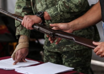 Programa de Desarme Voluntario en Sinaloa recibe 134 armas