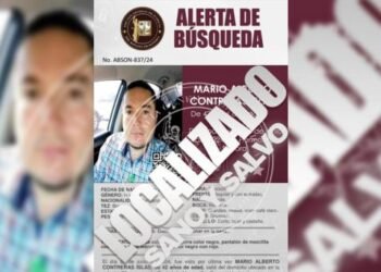 Localizan sano y salvo a Mario Alberto Contreras