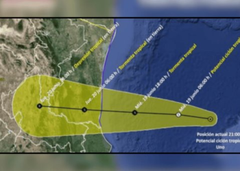 Ciclón Tropical Alberto avanza por el golfo de México