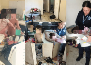 Rescatan a 3 menores abandonados por su madre en Las Lomas