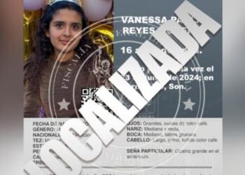 Vanessa Paola Reyes Moreno es localizada sana y salva