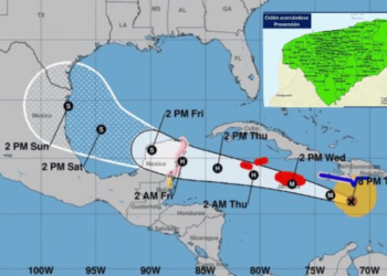 Activan alerta verde en Yucatán por huracán Beryl