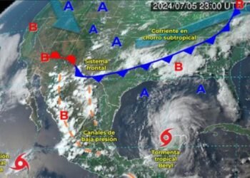 Pronóstico del clima en México: Lluvias fuertes por Beryl