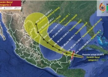 Estos municipios de QR están en Alerta Roja por huracán Beryl