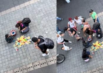 Niño vendedor de gelatinas recibe ayuda comunitaria