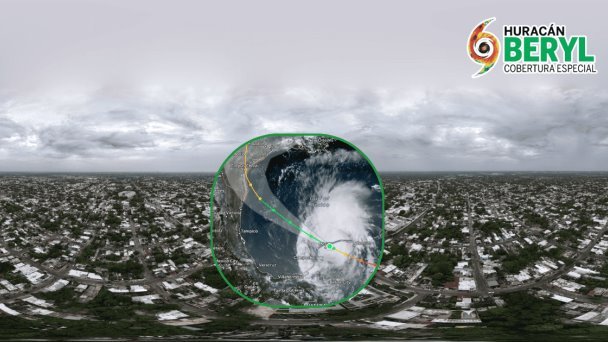 ¿Dónde está el huracán Beryl? Abandona México por Yucatán ¿Dónde está el huracán Beryl? Abandona México por Yucatán