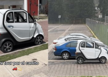 Joven compra auto eléctrico por 90 mil pesos en Hot Sale