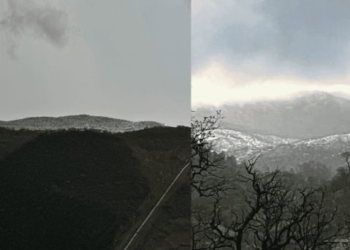 ¿Nevada en junio? Sorprende blanca sierra
