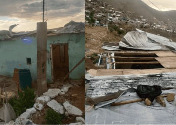 Madre pierde su vivienda por fuertes lluvias en Nogales