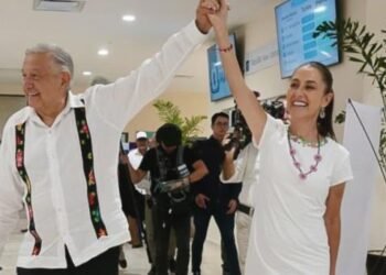 AMLO en Guaymas; revisará obras junto a Claudia Sheinbaum