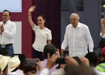 Presidenta electa Claudia Sheinbaum y AMLO