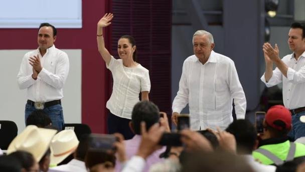 Presidenta electa Claudia Sheinbaum y AMLO Presidenta electa Claudia Sheinbaum y AMLO