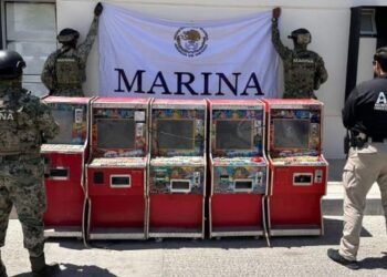 Aseguran 34 máquinas tragamonedas en Hermosillo, Cajeme y SLRC