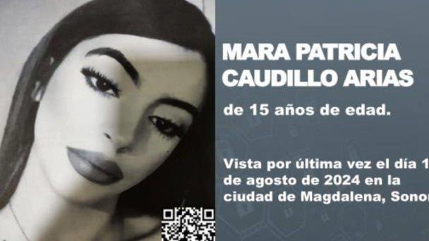 Buscan a Mara Patricia Caudillo Arias, desaparecida en Magdalena Buscan a Mara Patricia Caudillo Arias, desaparecida en Magdalena