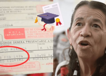 Marisela Márquez se graduó de prepa UNAM 50 años después
