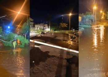 Lluvia en Guaymas y Empalme deja daños y provoca rescates