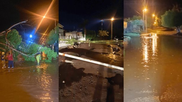 Lluvia en Guaymas y Empalme deja daños y provoca rescates Lluvia en Guaymas y Empalme deja daños y provoca rescates