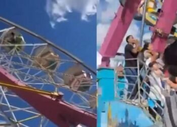 Muere mujer tras caer de rueda de la fortuna en la Fenapo