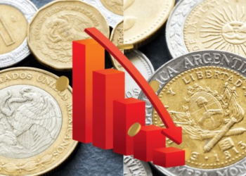 Peso mexicano segunda moneda más depreciada tras argentino