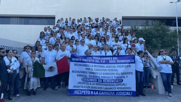 Protesta en Hermosillo por Reforma Judicial Protesta en Hermosillo por Reforma Judicial