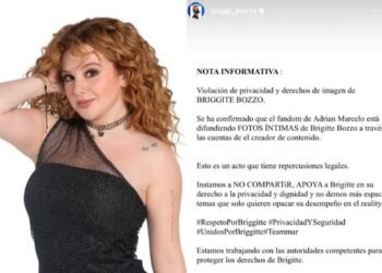 Denuncian difusión de fotos íntimas de Briggitte Bozzo: “Violación de privacidad y derechos de imagen”