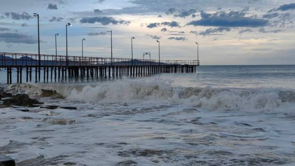 Cierran playa por tormenta tropical Ileana Cierran playa por tormenta tropical Ileana