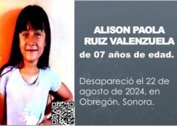 Buscan a Alison Paola Ruiz, menor desaparecida en Obregón
