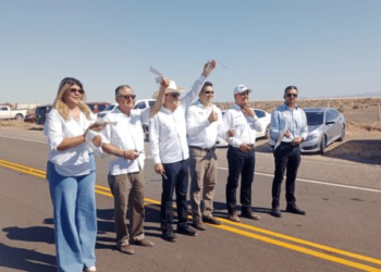 Entrega de carretera rehabilitada Puerto Peñasco-SLRC