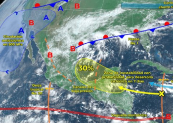 Frente frío 1 del 2024 llegará a varios estados de México