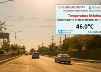 Hermosillo establece récord de calor para un 05 de septiembre