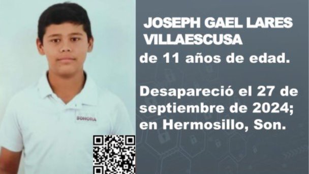 Activan Alerta Amber para Joseph Gael Lares Villaescusa Activan Alerta Amber para Joseph Gael Lares Villaescusa
