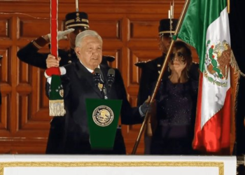 AMLO da Grito de Independencia en el Zócalo