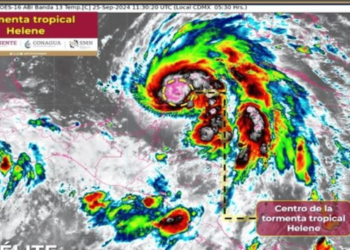 Quintana Roo en Alerta Roja por tormenta tropical Helene