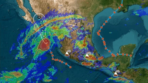 alerta naranja por tormenta tropical Ileana alerta naranja por tormenta tropical Ileana