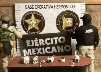Desactivan cámaras clandestinas en operativo conjunto de AMIC y SEDENA