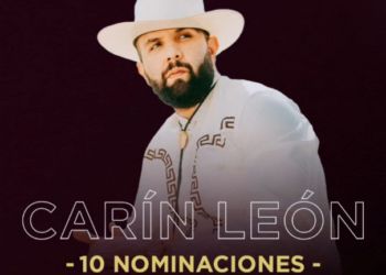 Carín León, el orgullo de Hermosillo, lidera con 10 nominaciones en Premio Lo Nuestro 2025