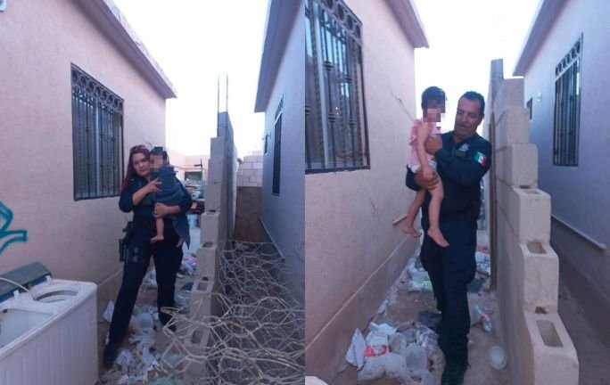 Rescatan a dos niñas pequeñas que estaban solas en una casa al norte de Hermosillo Rescatan a dos niñas pequeñas que estaban solas en una casa al norte de Hermosillo