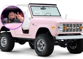 Carín León sorprende en Hermosillo manejando una Bronco rosa