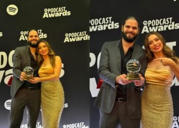Jessica Fernández celebra a Farid Dieck tras su premio en los Spotify Awards, pese a críticas
