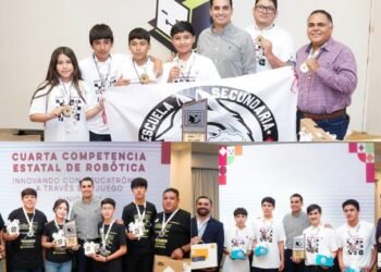 Educatrónica impulsa el talento juvenil en Sonora: premian a ganadores de competencia de robótica