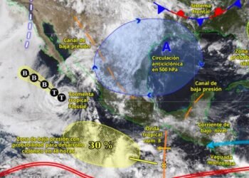 Se va Flossie, pero viene Gil: pronostican nuevo ciclón en el Pacífico