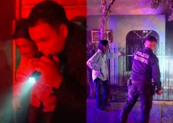 Policías de Hermosillo salvan a hombre atrapado en incendio en la colonia Palo Verde