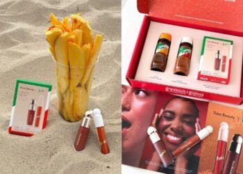 Rare Beauty y Tajín se unen en un set de maquillaje vibrante inspirado en los icónicos sabores mexicanos