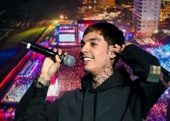 Natanael Cano protagoniza pelea con su DJ y rompe su laptop en el Baja Beach Fest 2025
