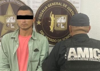 Cae en San Luis Río Colorado prófugo de EE.UU. buscado por asalto con arma de fuego