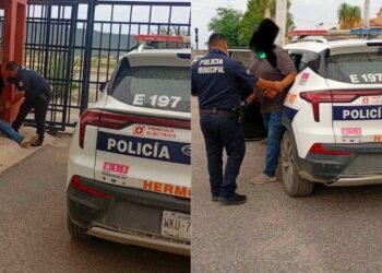Oficiales de Hermosillo reaniman a hombre de 55 años tras sufrir convulsión en San Germán