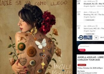 ¿Ángela Aguilar cancela conciertos en EU por bajas ventas de boletos?